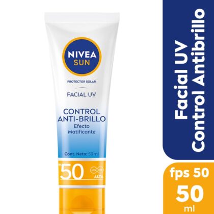 Nivea protector solar control anti brillo FPS50 x 50ml