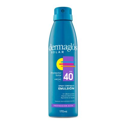 Dermaglos protector solar FPS40 spray continuo x 170ml