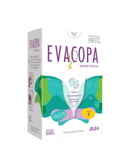 Evacopa menstrual D44 talle 2 x 1