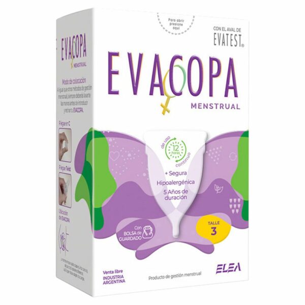 Evacopa menstrual D48 talle 3 x 1