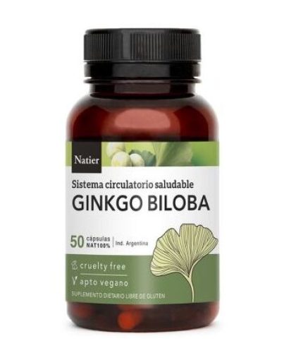 Natier ginkgo biloba x 50cap
