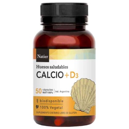 Natier calcio + vitamina D x 50cap