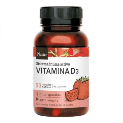 Natier vitamina D3 x 50cap