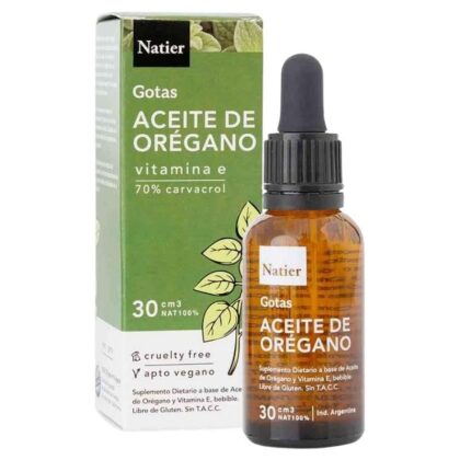 Natier aceite esencial de orégano x 30ml