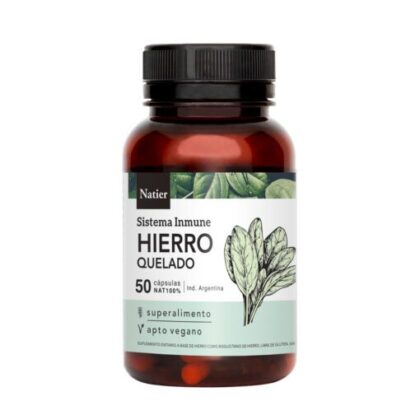 Natier hierro quelado x 50cap