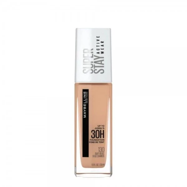 Maybelline superstay active wear base de maquillaje 130 buff beige x 30ml