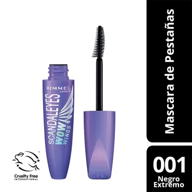 Rimmel scandaleyes wow mascara de pestañas 001 black x 1