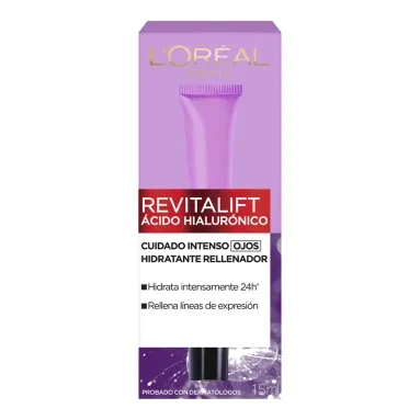 Loreal revitalift ácido hialurónico contorno de ojos x 15ml