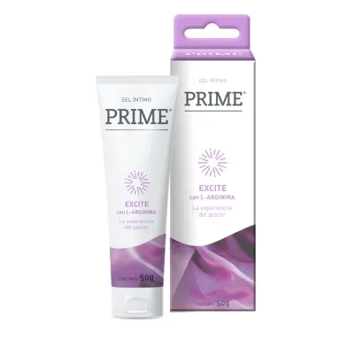 Prime gel sensual exite con L-arginina x 50gr