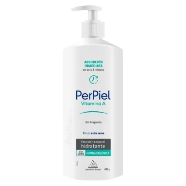 Perpiel absorcion inmediata sin fragancia emulsion x 400gr