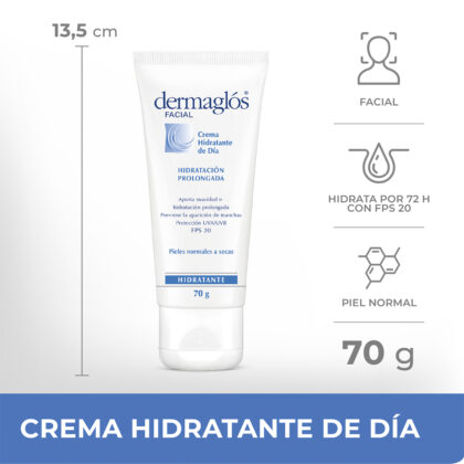 Dermaglos facial hidratante dia piel normal FPS20 cr x 70gr