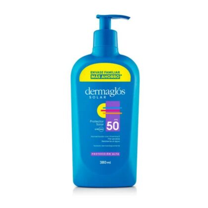 Dermaglos protector solar emulsión FPS50 x 380ml