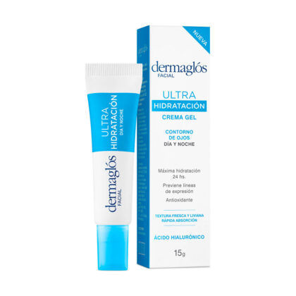 Dermaglos facial ultra hidratación contorno de ojos crema gel x 15gr