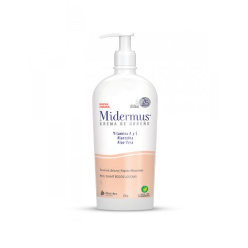 Midermus crema de ordeñe frasco con valvula x 270gr