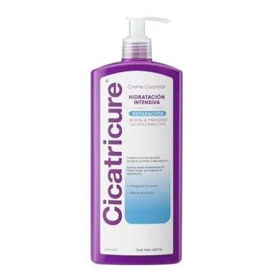 Cicatricure crema corporal hidratacion intensiva reparacion x 400ml