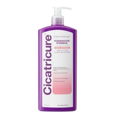 Cicatricure crema corporal hidratacion intensiva anti estrias x 400ml