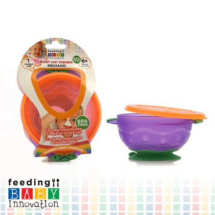 Baby innovation bowl con sopapa mediano +6 meses