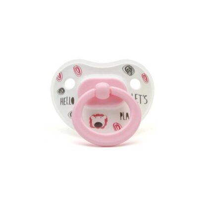 Baby innovation chupete 0+6 meses rosa