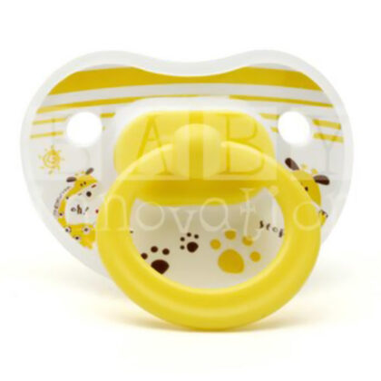 Baby innovation chupete premium 0-6 meses amarillo
