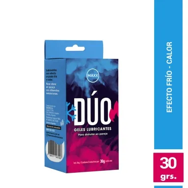 Maxx gel lubricante duo x 30gr