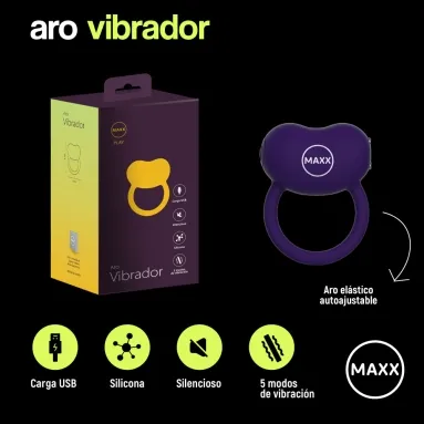Maxx play aro vibrador x 1