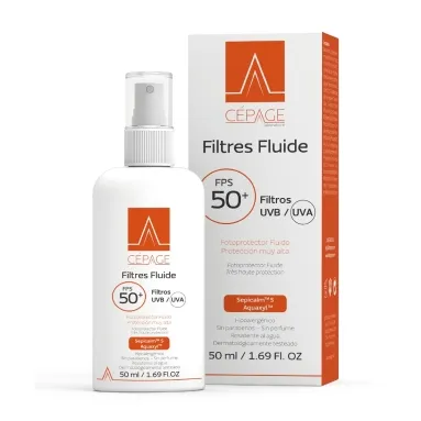 Cepage filtres fluide sin color FPS50+ cr x 50ml