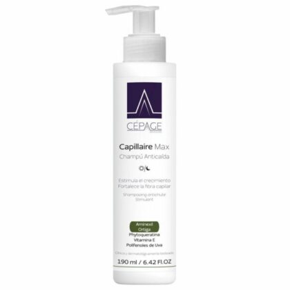 Cepage capillaire max shampoo anticaída x 190ml