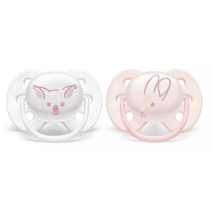Avent chupete ultra soft 0-6 nena x 2