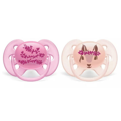 Avent chupete ultra soft 6-18 nena x 2