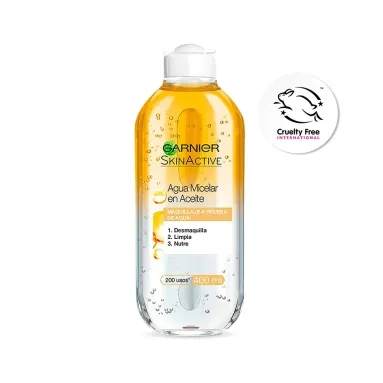 Garnier skin active agua micelar oleo x 400ml