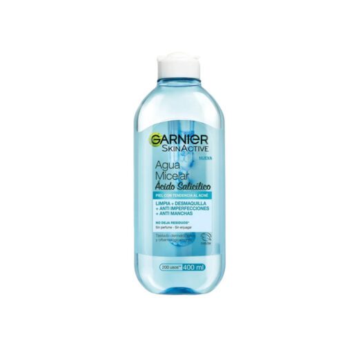 Garnier skin active agua micelar acido salicilico x 400ml
