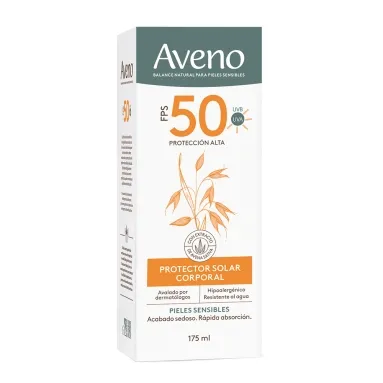Aveno protector solar corporal FPS50 emul x 175ml