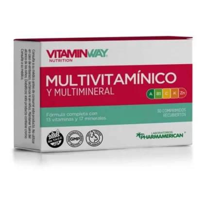 Vitamin way multivitaminico y multimineral cpr x 30