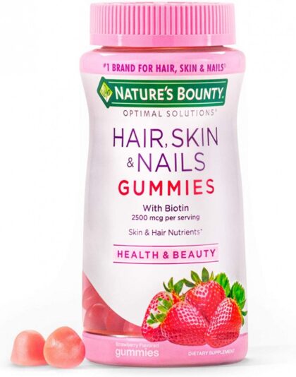 Natures bounty hair, skin & nails gummies x 80