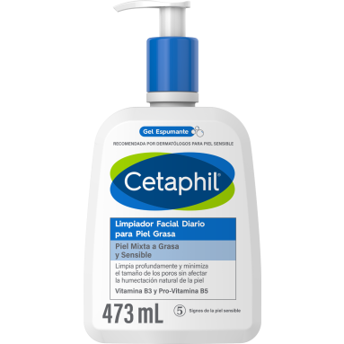 Cetaphil locion limpiadora facial piel grasa x 473ml