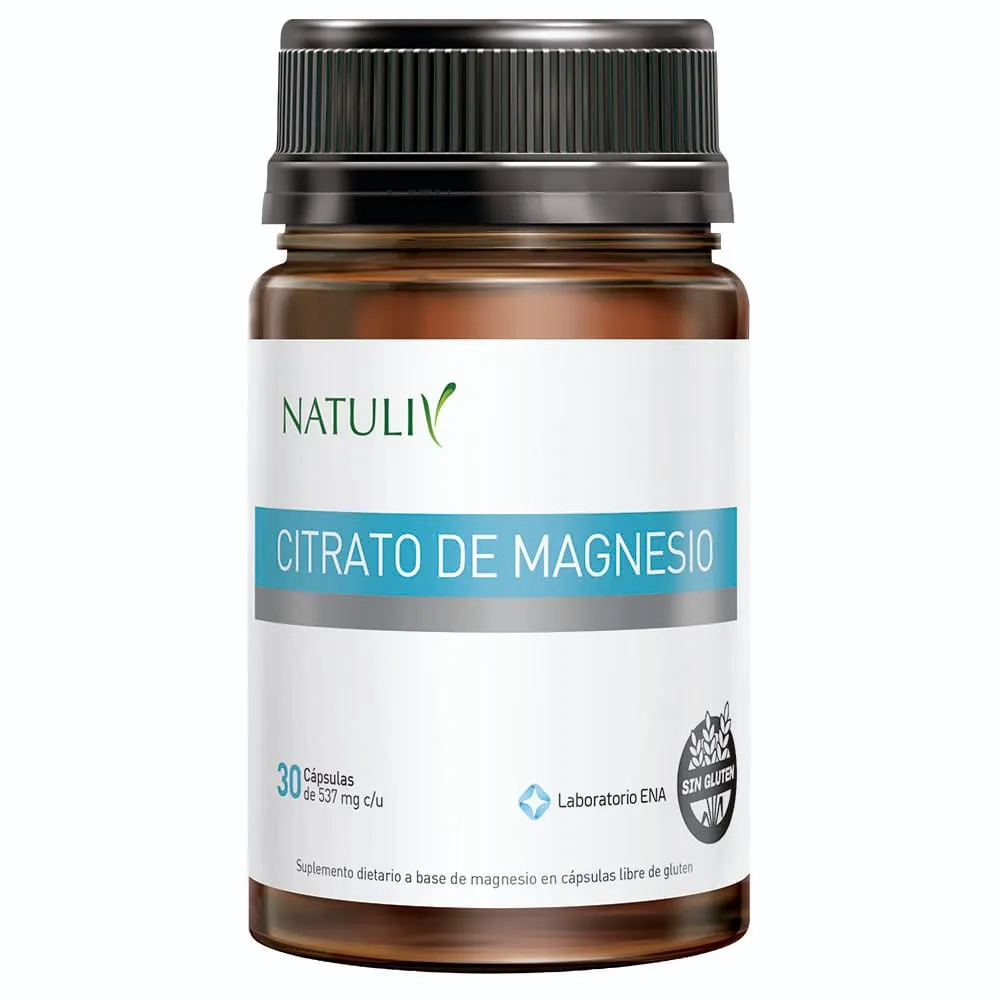 Natuliv citrato de magnesio cap x 30