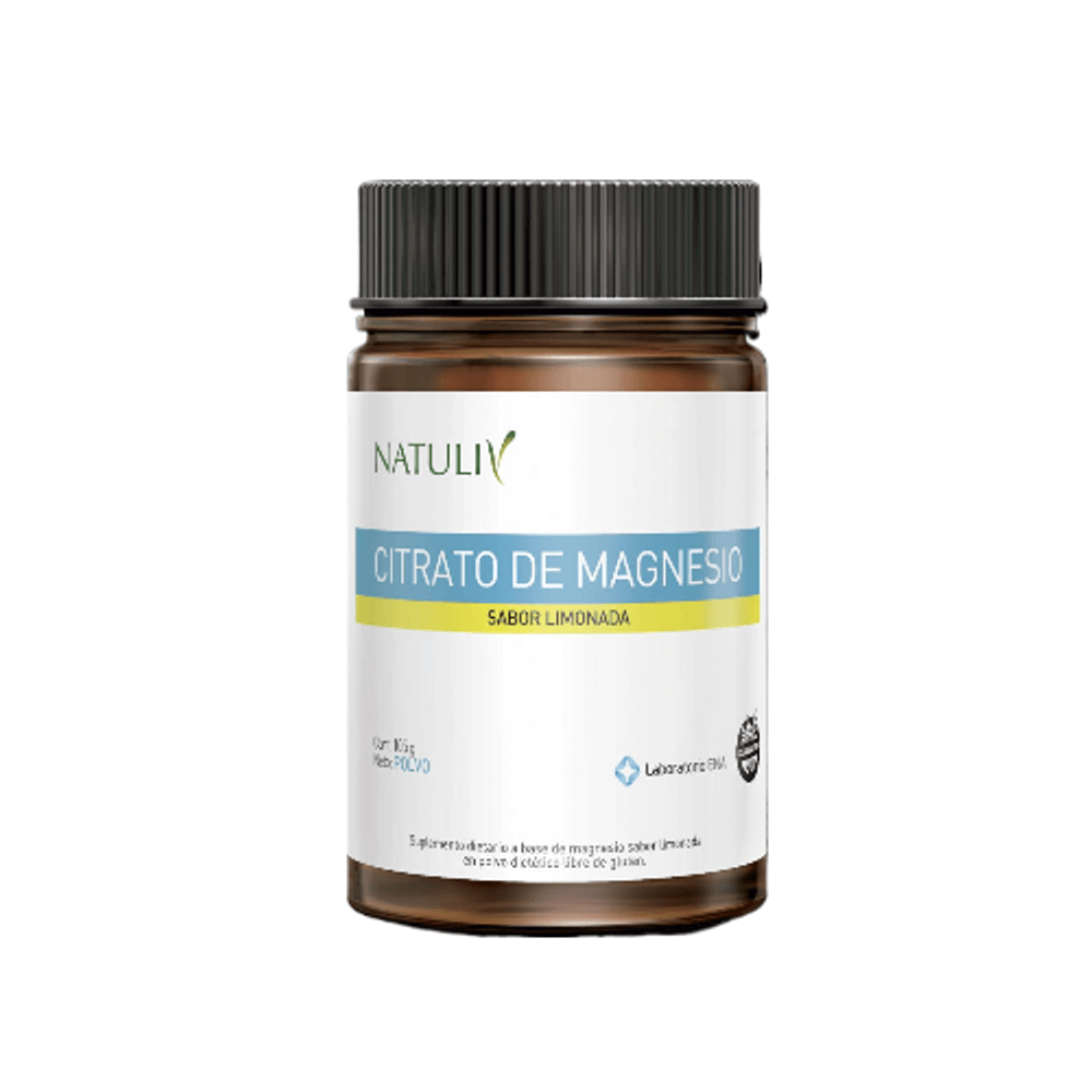 Natuliv citrato de magnesio sabor limonada polvo x 105