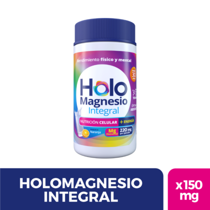 Holomagnesio integral polvo sabor naranja fco x 150gr