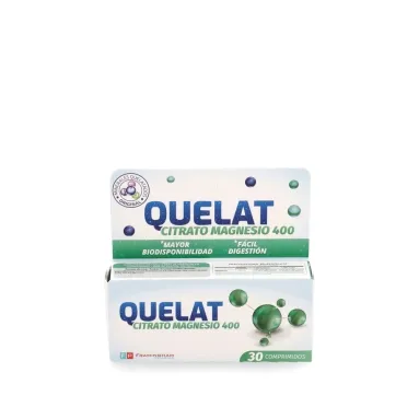 Quelat citrato de magnesio 400 mg cpr x 30