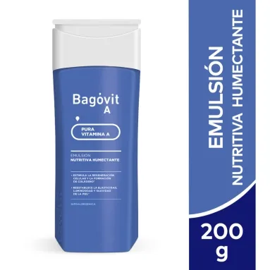 Bagóvit A emulsión nutritiva humectante x 200gr