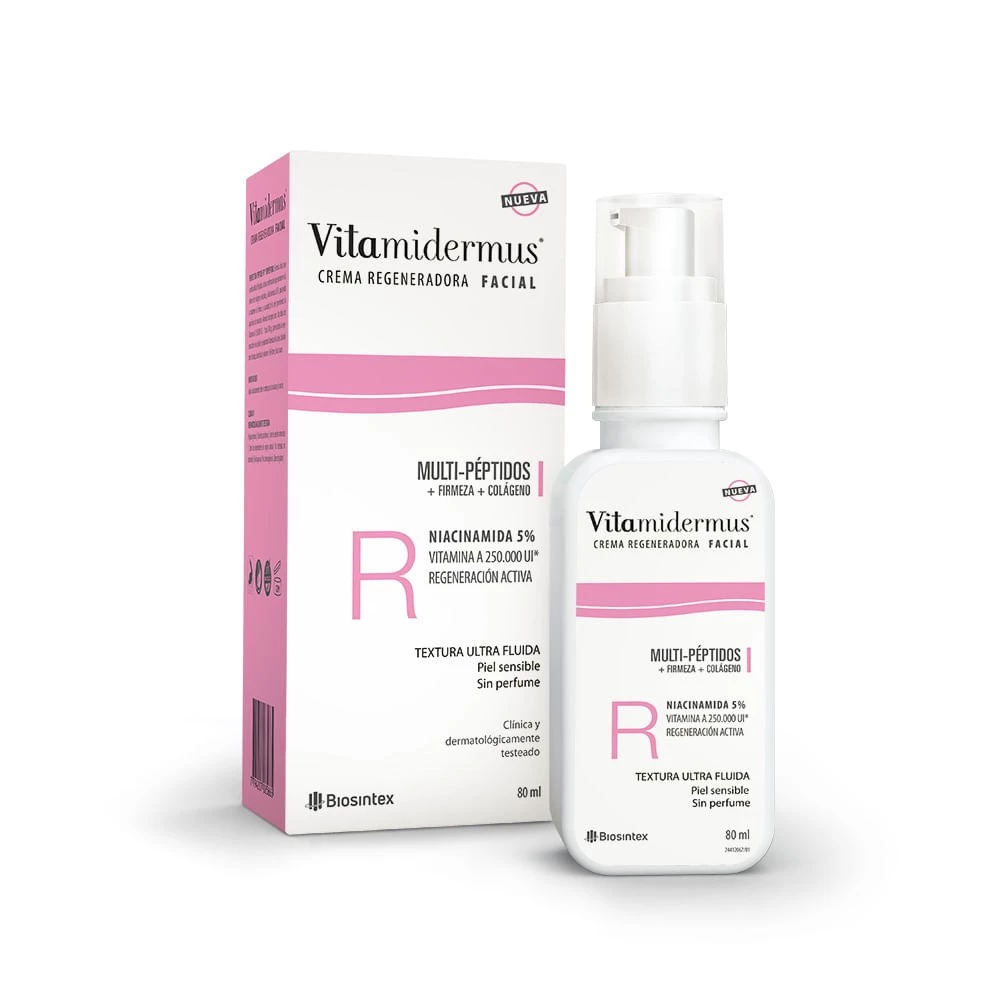 Vitamidermus crema regeneradora facial x 80ml