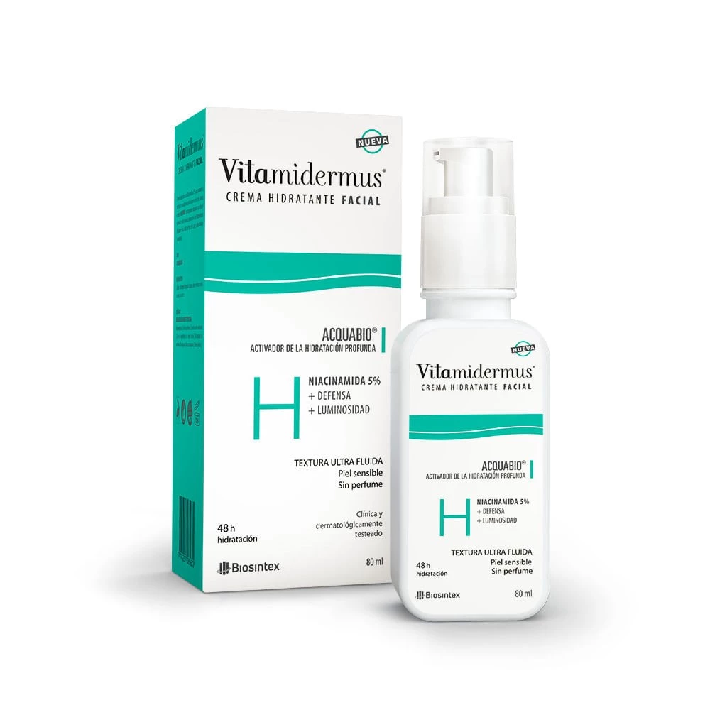 Vitamidermus crema hidratante facial x 80ml
