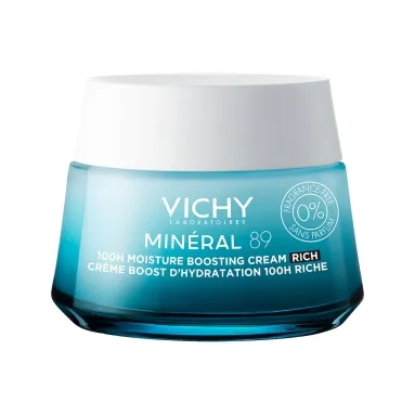 Vichy mineral 89 textura rica sin perfume crema x 50ml