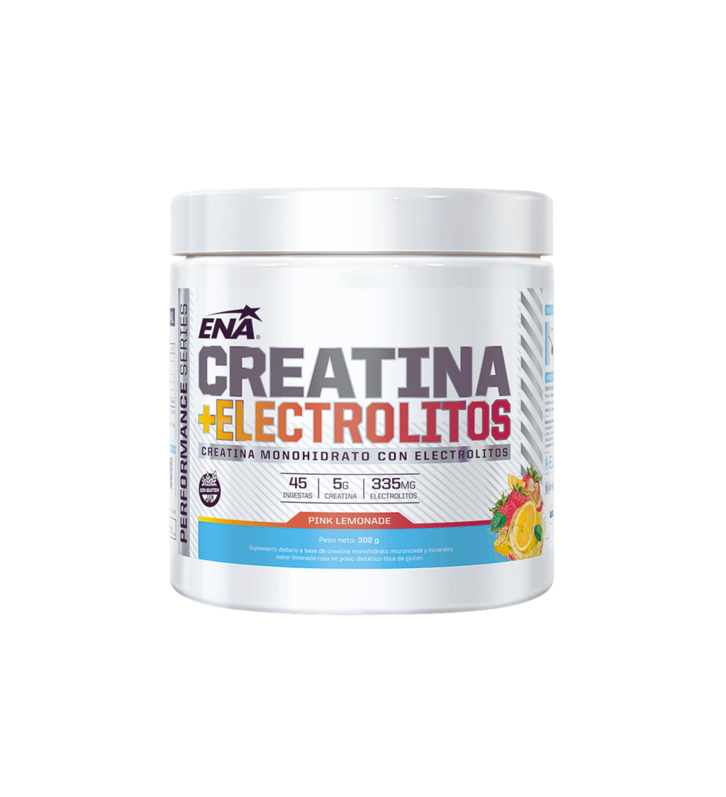 ENA creatina monohidrato + electrolitos polvo x 302gr