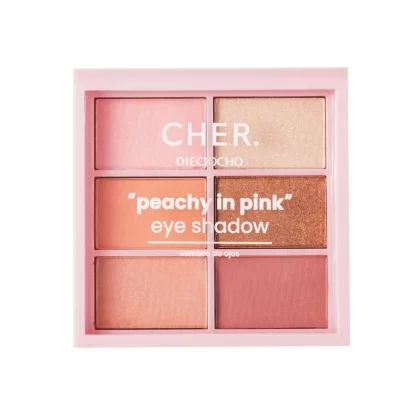 Cher dieciocho paleta de sombras "peachy in pink"