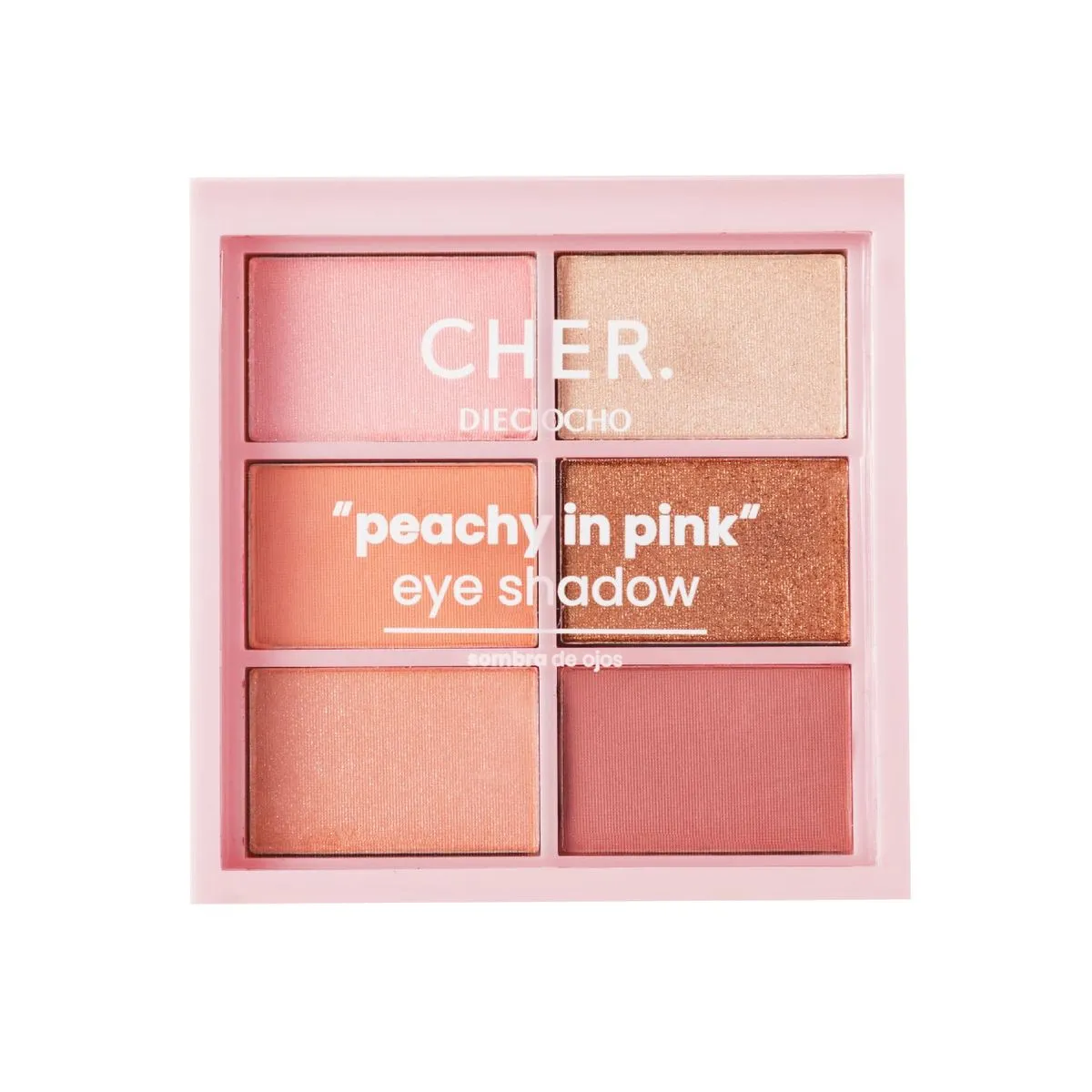 Cher dieciocho paleta de sombras "peachy in pink"