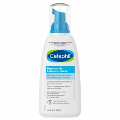 Cetaphil espuma de limpieza suave x 236ml
