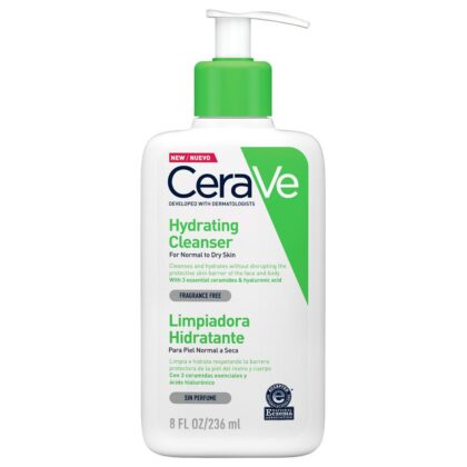 CeraVe limpiador hidratante para pieles normales a secas x 236ml