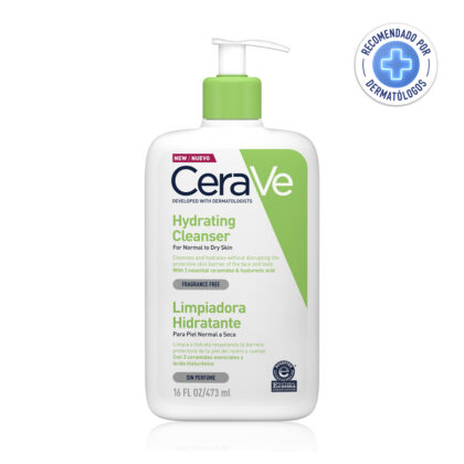 CeraVe limpiador hidratante piel normal a seca x 473ml