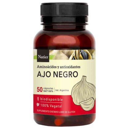 Natier ajo negro x 50 cap